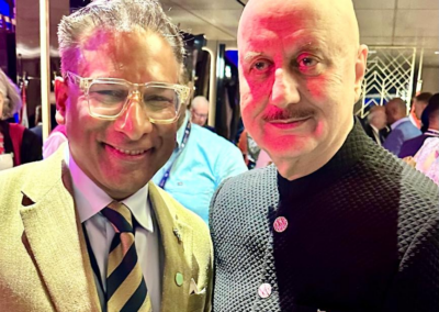 image of Puneet and Anupam Kher