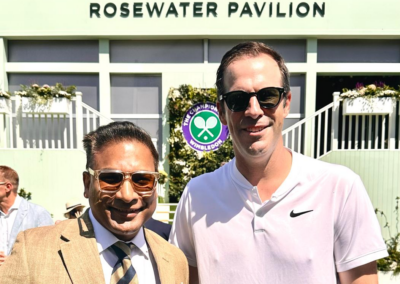 image of Puneet and Greg Rusedski