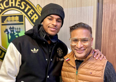 image of Puneet and Marcus Rashford