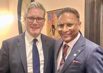 image of Puneet and Prime Minister Sir Keir Starmer