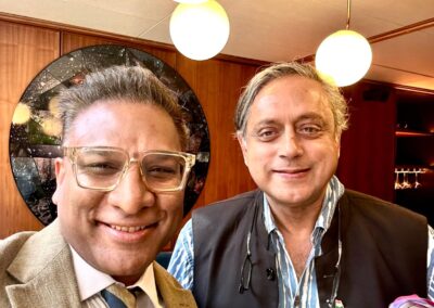 image of Puneet and Shashi Tharoor