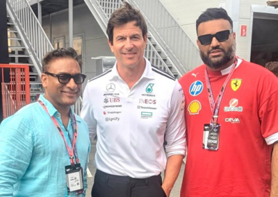 image of Puneet and Toto Wolff