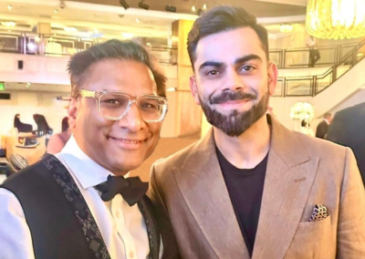 image of Puneet and Virat Kohli