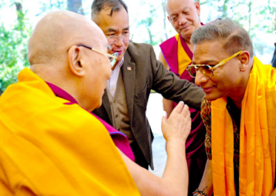 Puneet Gupta and Dalai Lama