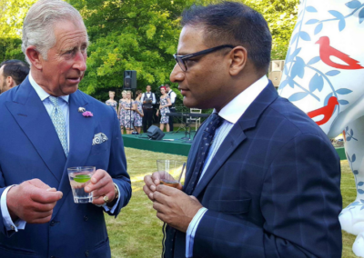 Puneet Gupta and His Majesty King Charles III